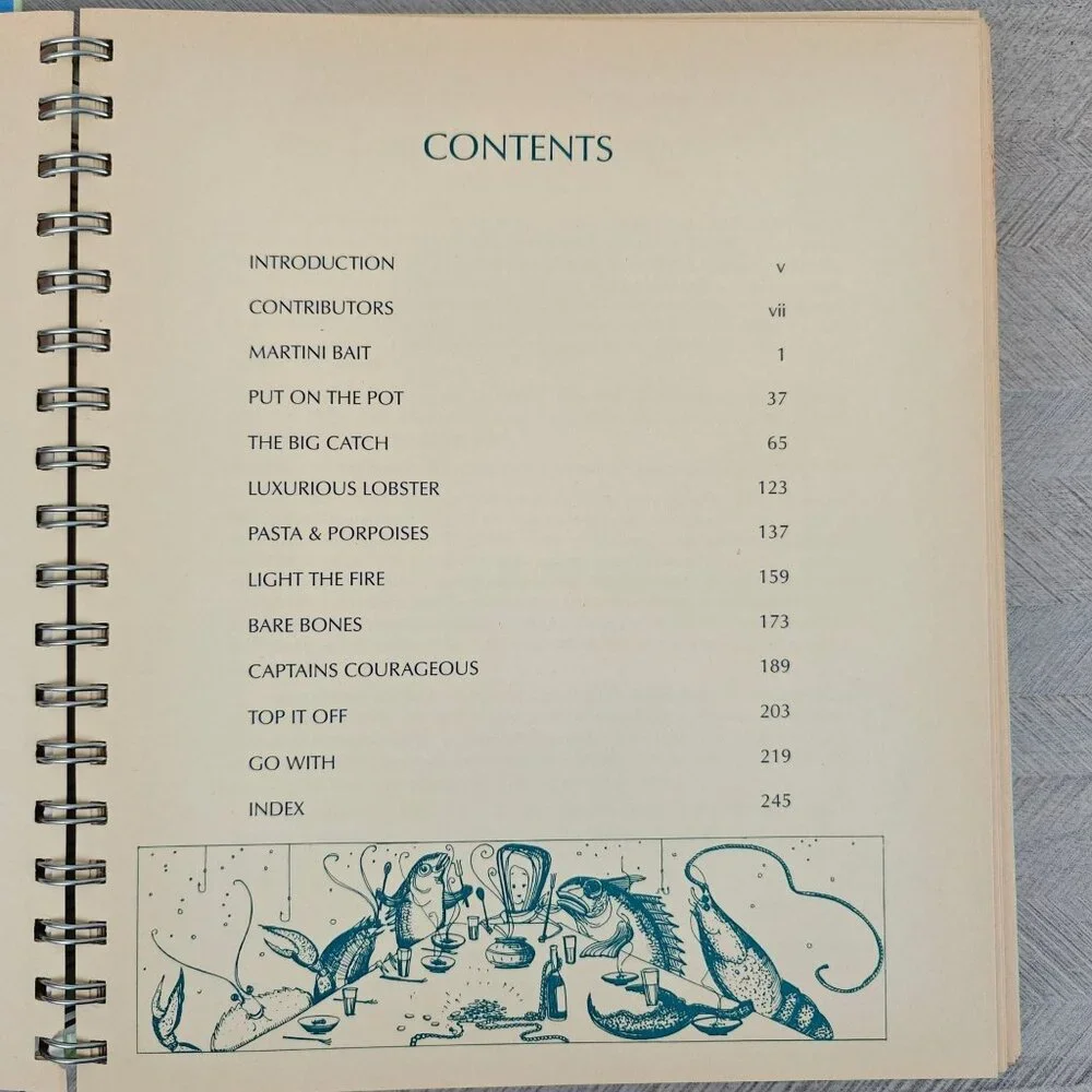 Mystic Seaport Seafood Secrets Cookbook Connecticut Local Ethnic Recipes Vintage